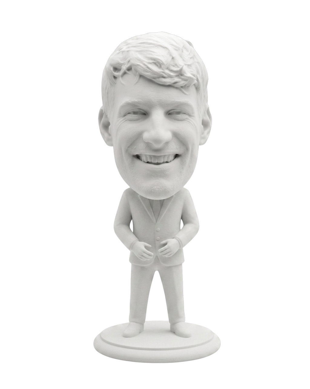 Ganzkörper-Miniatur im Anzug (Bobblehead-Stil)