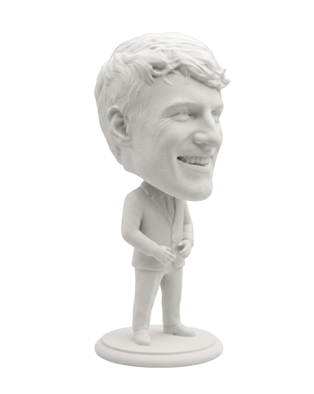 Ganzkörper-Miniatur im Anzug (Bobblehead-Stil)