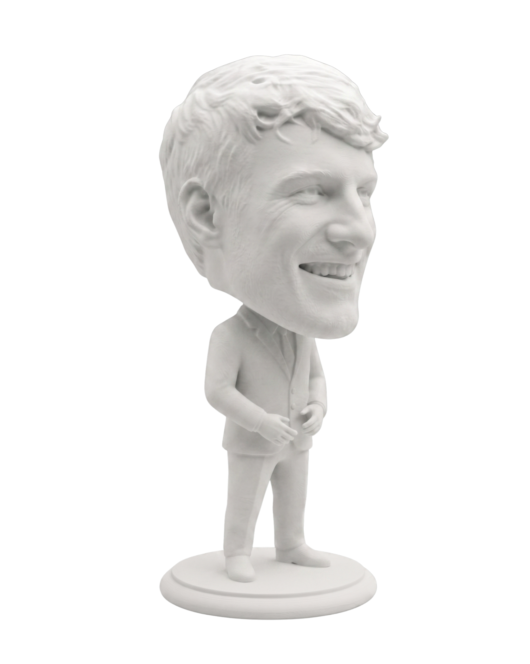 Ganzkörper-Miniatur im Anzug (Bobblehead-Stil)